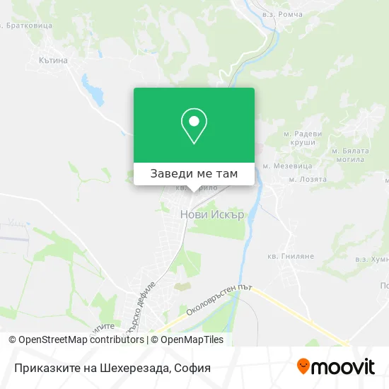 Приказките на Шехерезада карта