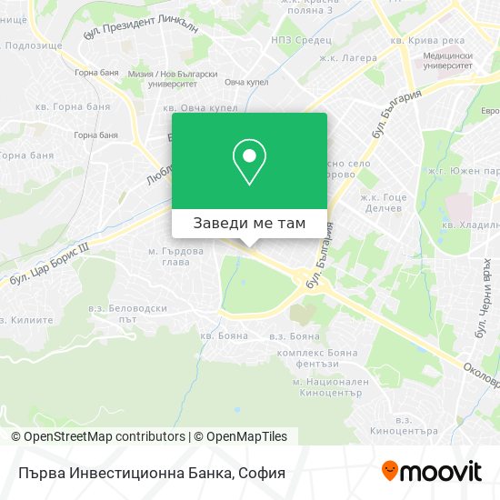 Първа Инвестиционна Банка карта