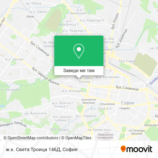 ж.к. Света Троица 146Д карта