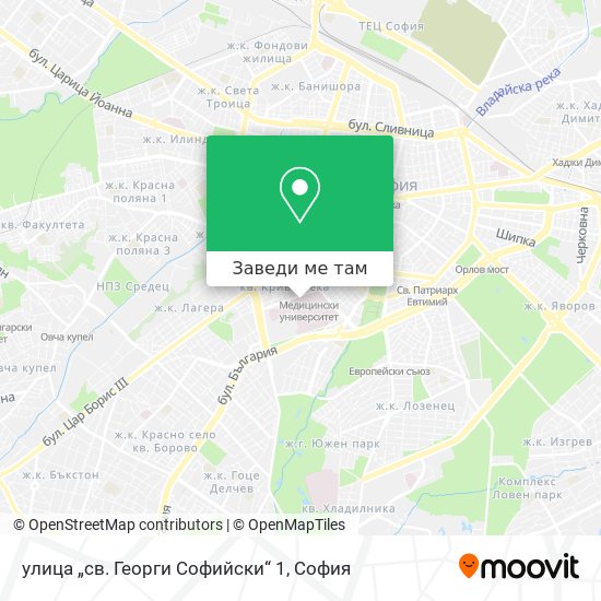 улица „св. Георги Софийски“ 1 карта