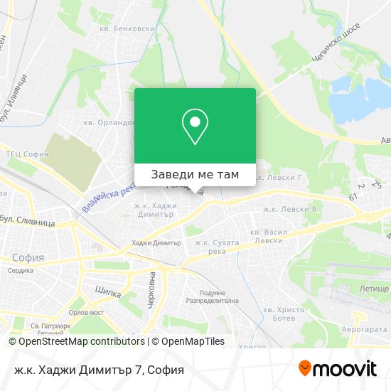 ж.к. Хаджи Димитър 7 карта