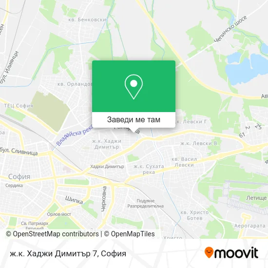 ж.к. Хаджи Димитър 7 карта