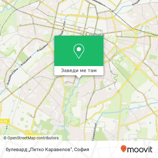 булевард „Петко Каравелов“ карта