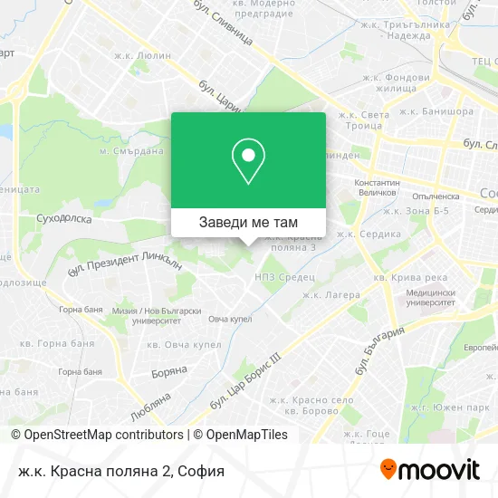 ж.к. Красна поляна 2 карта