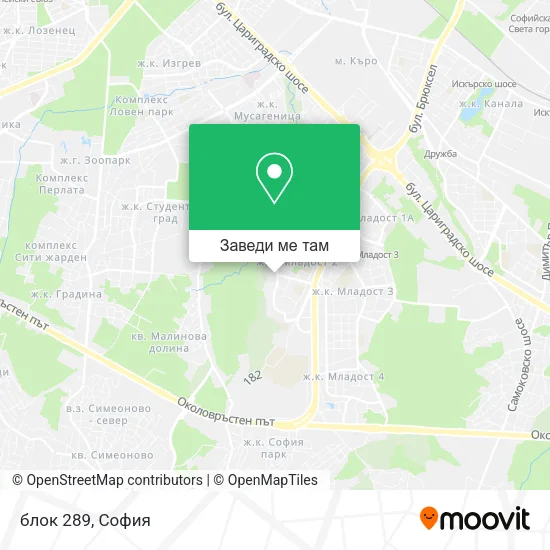 блок 289 карта