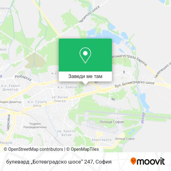 булевард „Ботевградско шосе“ 247 карта