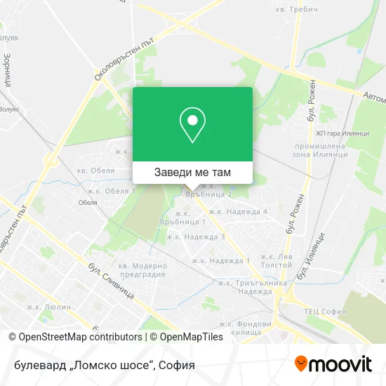 булевард „Ломско шосе“ карта