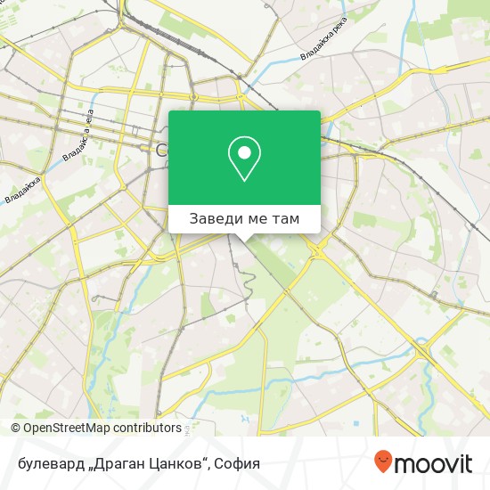 булевард „Драган Цанков“ карта