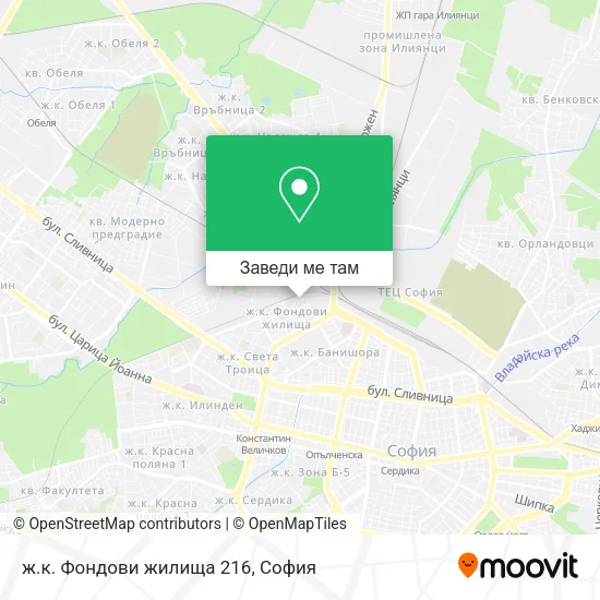 ж.к. Фондови жилища 216 карта