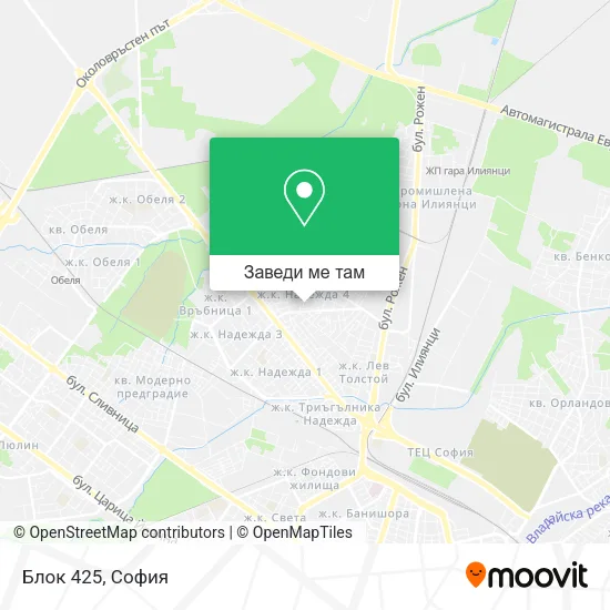 Блок 425 карта