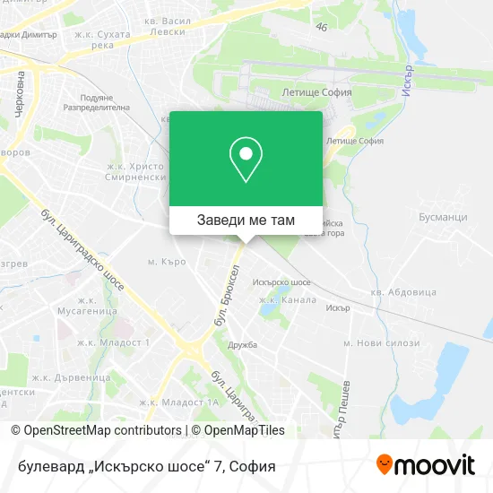 булевард „Искърско шосе“ 7 карта