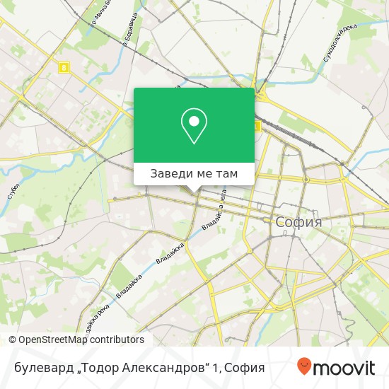 булевард „Тодор Александров“ 1 карта