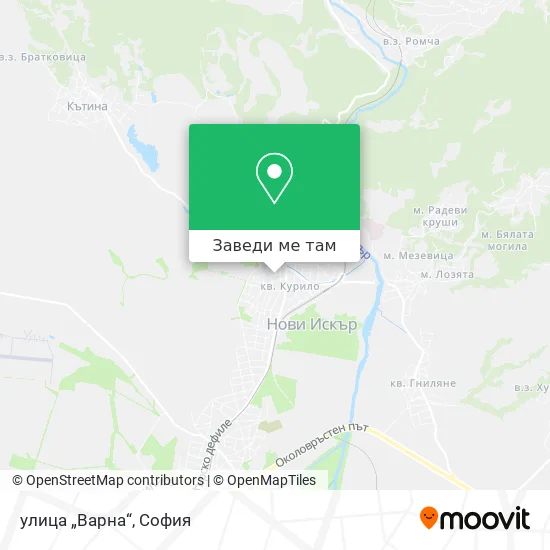 улица „Варна“ карта