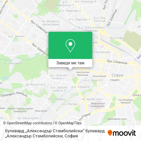 булевард „Александър Стамболийски“ булевард „Александър Стамболийски карта