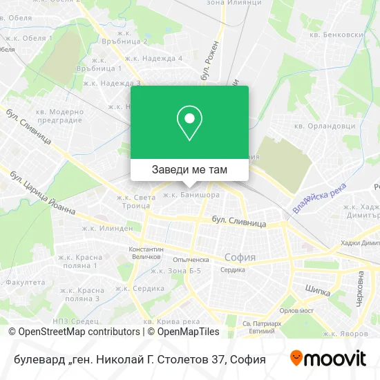 булевард „ген. Николай Г. Столетов 37 карта