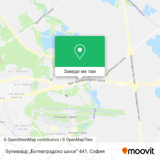 булевард ,,Ботевградско шосе“ 441 карта