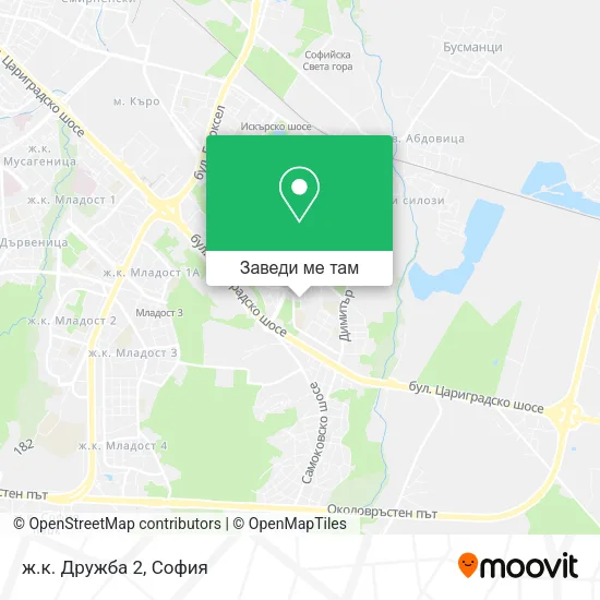 ж.к. Дружба 2 карта