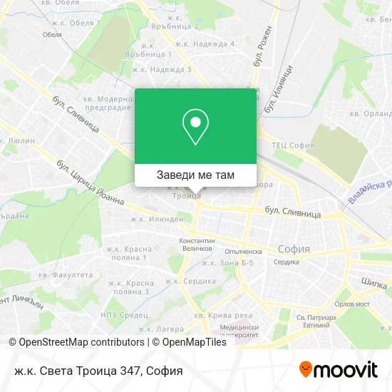 ж.к. Света Троица 347 карта