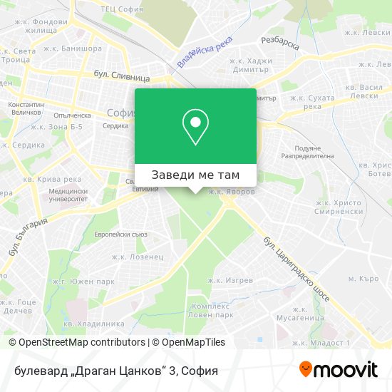 булевард „Драган Цанков“ 3 карта