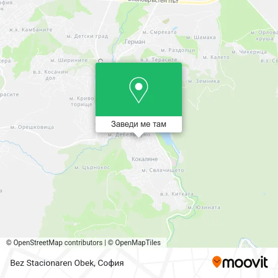 Bez Stacionaren Obek карта