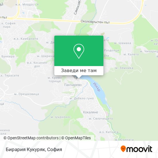 Бирария Кукуряк карта