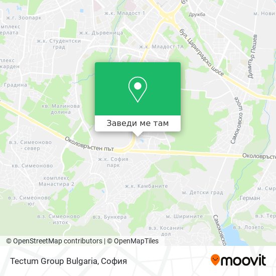 Tectum Group Bulgaria карта