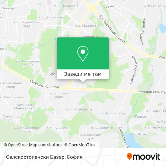 Селскостопански Базар карта