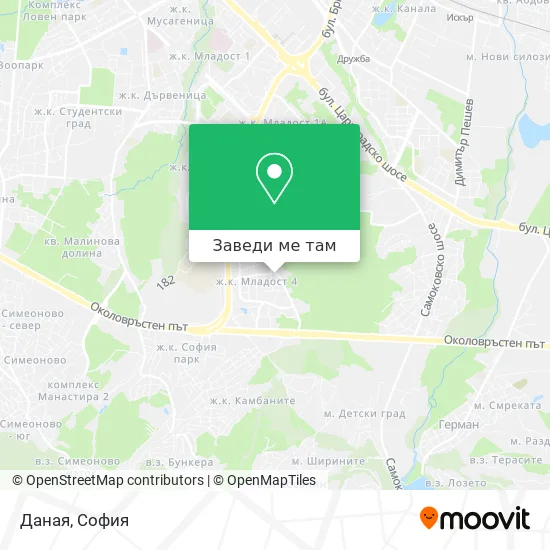 Даная карта