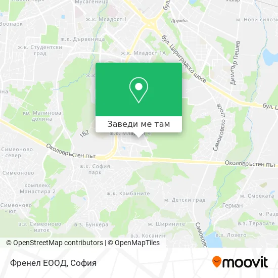 Френел ЕООД карта