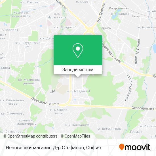 Нечовешки магазин Д-р Стефанов карта