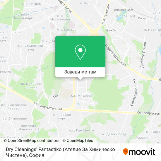 Dry Cleanings' Fantastiko (Ателие За Химическо Чистене) карта