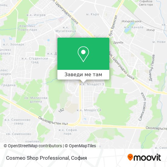 Cosmeo Shop Professional карта