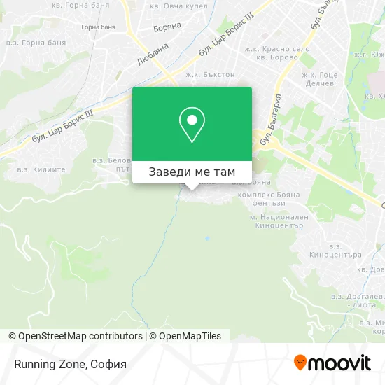 Running Zone карта