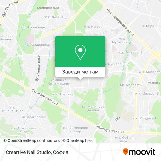 Creartive Nail Studio карта