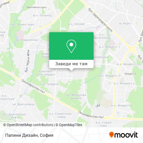 Папини Дизайн карта