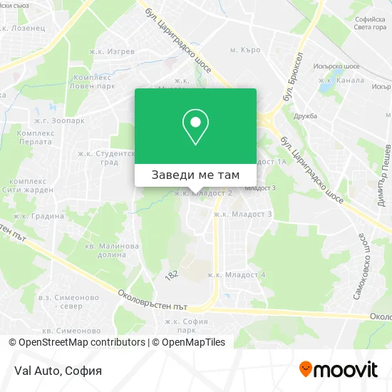 Val Auto карта