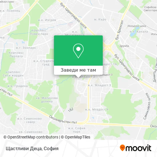Щастливи Деца карта