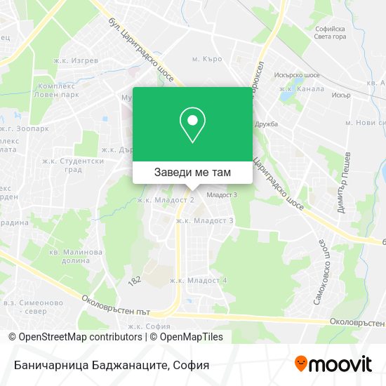 Баничарница Баджанаците карта