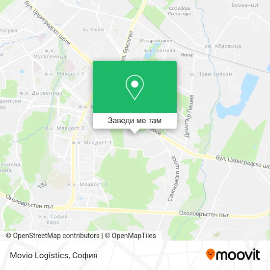 Movio Logistics карта