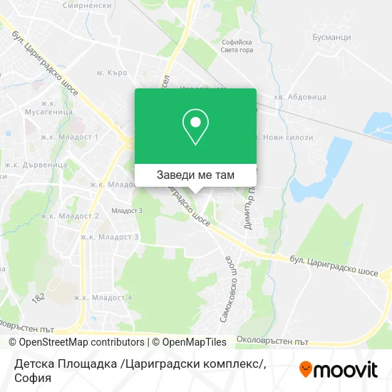 Детска Площадка /Цариградски комплекс/ карта