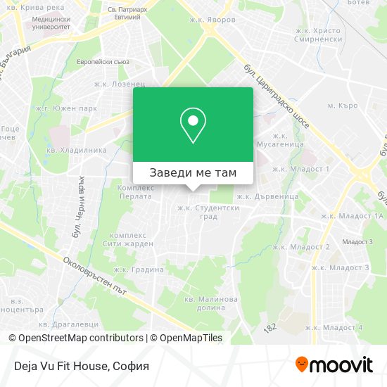 Deja Vu Fit House карта