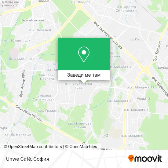 Unwe Cafè карта