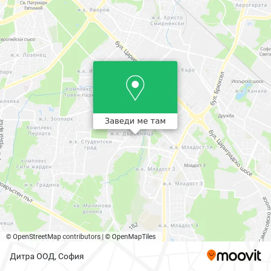Дитра ООД карта