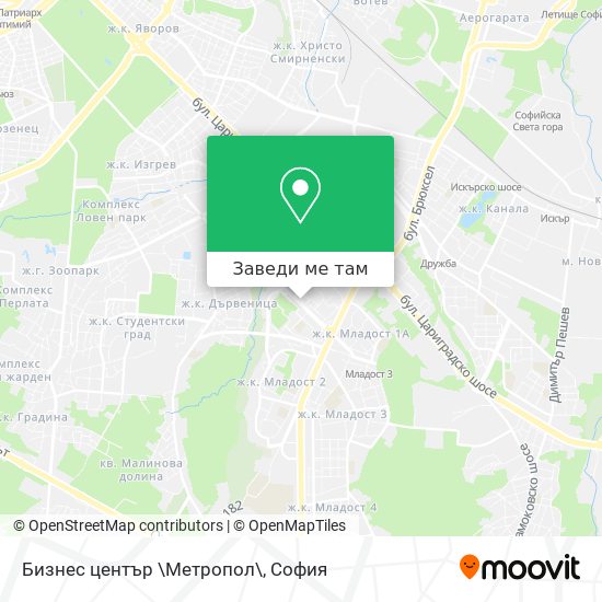 Бизнес център \Метропол\ карта