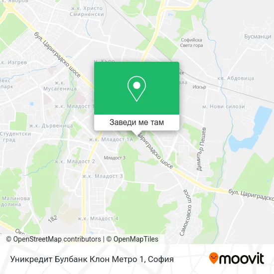 Уникредит Булбанк Клон Метро 1 карта