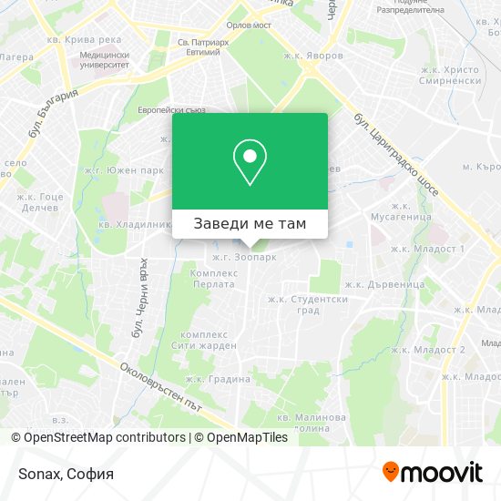 Sonax карта