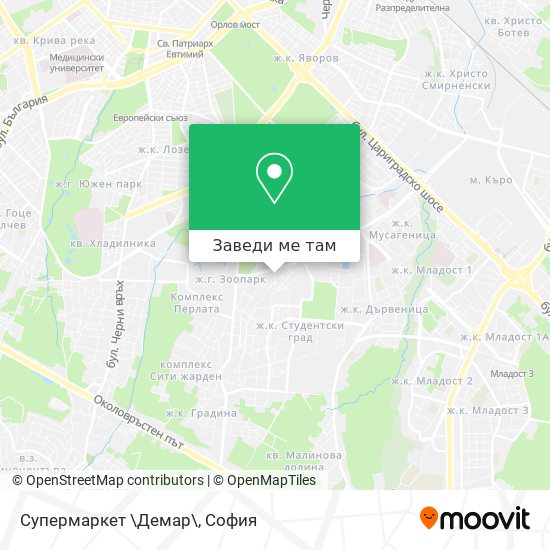 Супермаркет \Демар\ карта