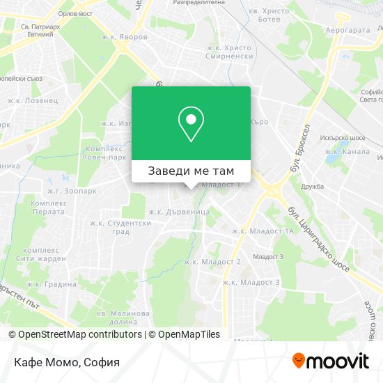 Кафе Момо карта