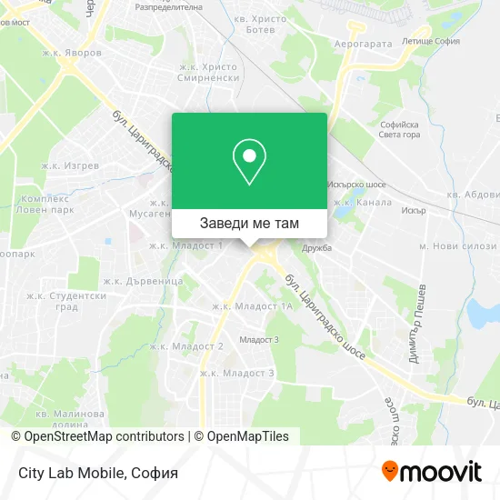 City Lab Mobile карта