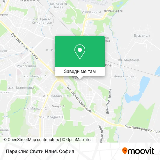 Параклис Свети Илия карта